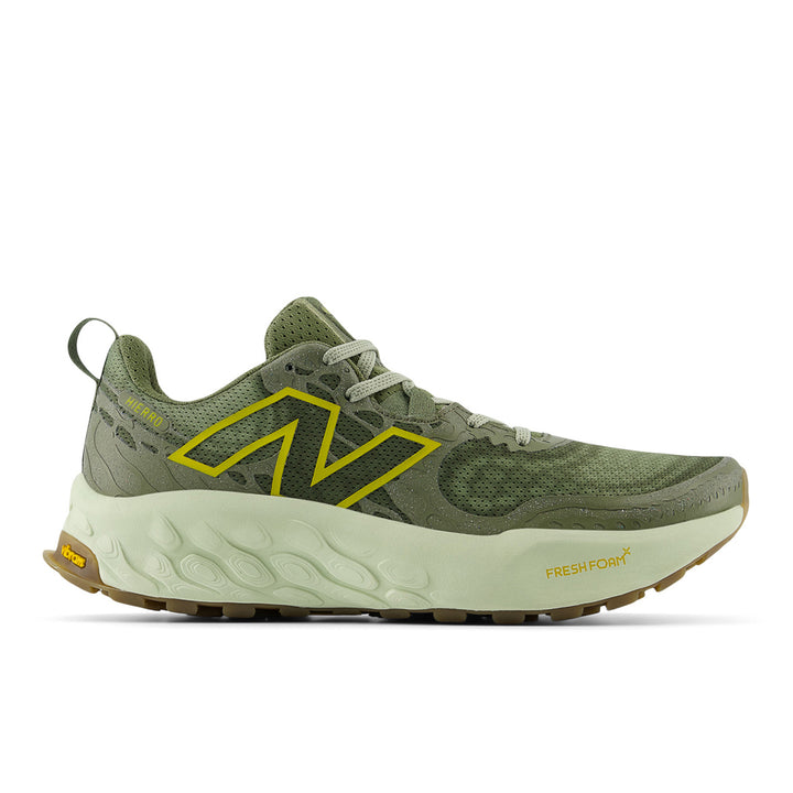 Men's New Balance Fresh Foam X Hierro V8, Dark Olivine/Olivine/Lichen Green, 9 D Medium