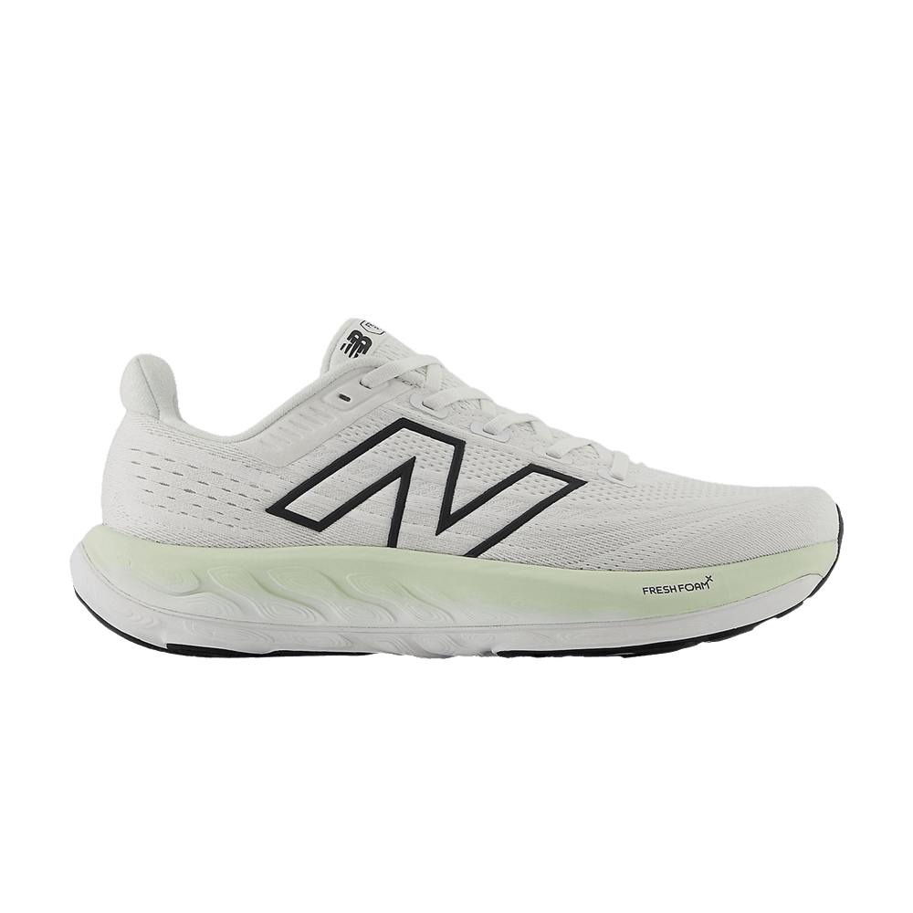 Side view on white background of Mens New Balance Fresh Foam Vongo v6 running shoe in Reflection/White/Mineral, Medium (Regular) width