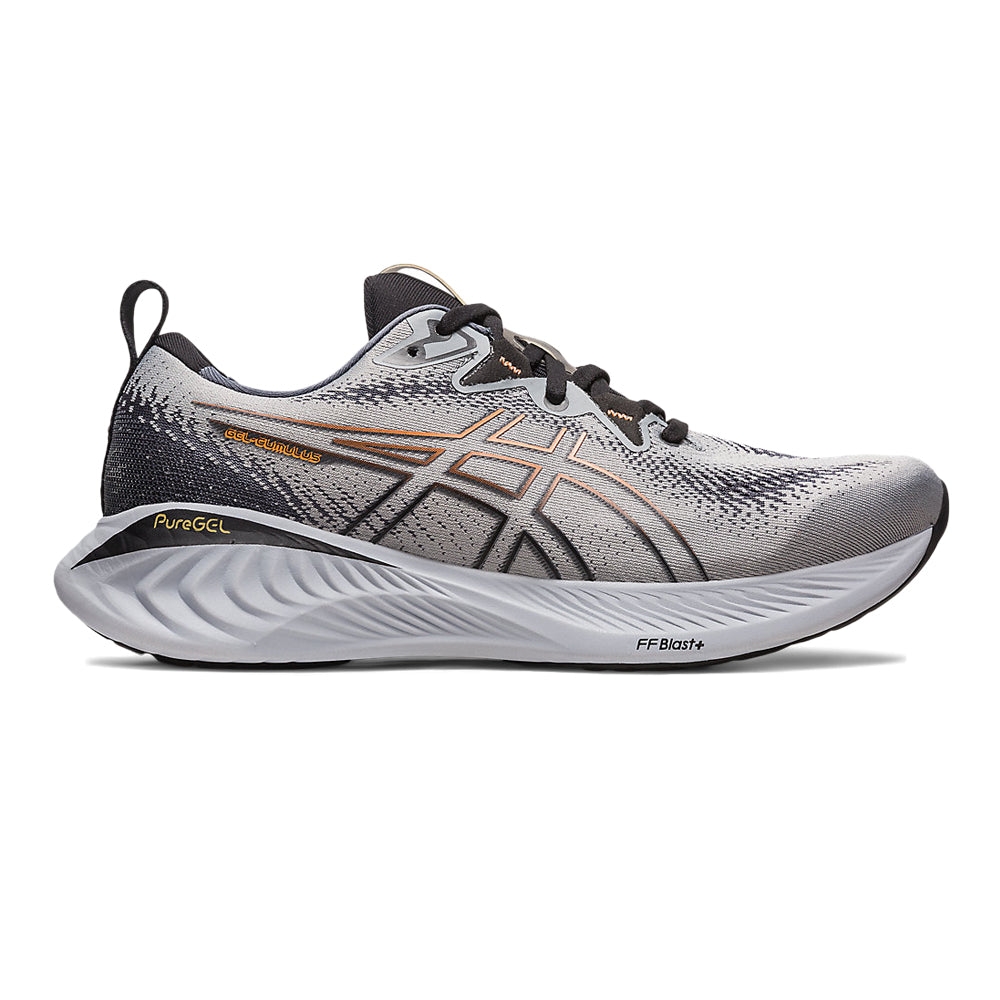 Men's Asics Gel-Cumulus 25, Sheet Rock/Sun Peach, 14 2E Wide