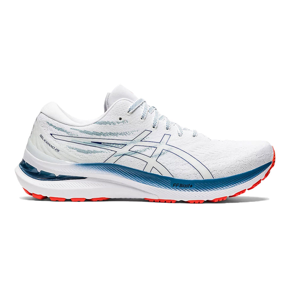 Men's Asics GEL-Kayano 29, White/Deep Ocean, 12.5 D Medium