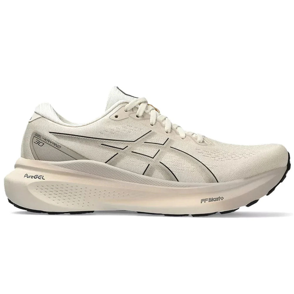 Men's Asics Gel-Kayano 30, Oatmeal/Black, 10 4E Extra Wide