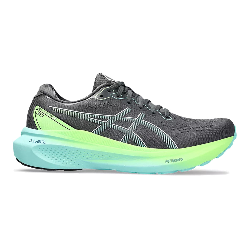 Men's Asics GEL-Kayano 30, Carrier Grey/Illuminate Mint, 13 D Medium