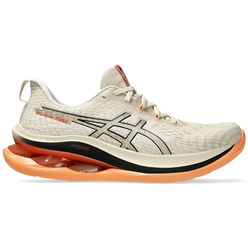 Men's Asics Gel-Kinsei Max, Oatmeal/Black, 8.5 D Medium