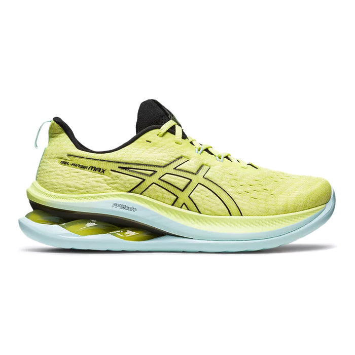 Men's Asics Gel-Kinsei Max, Glow Yellow/Black, 10.5 D Medium