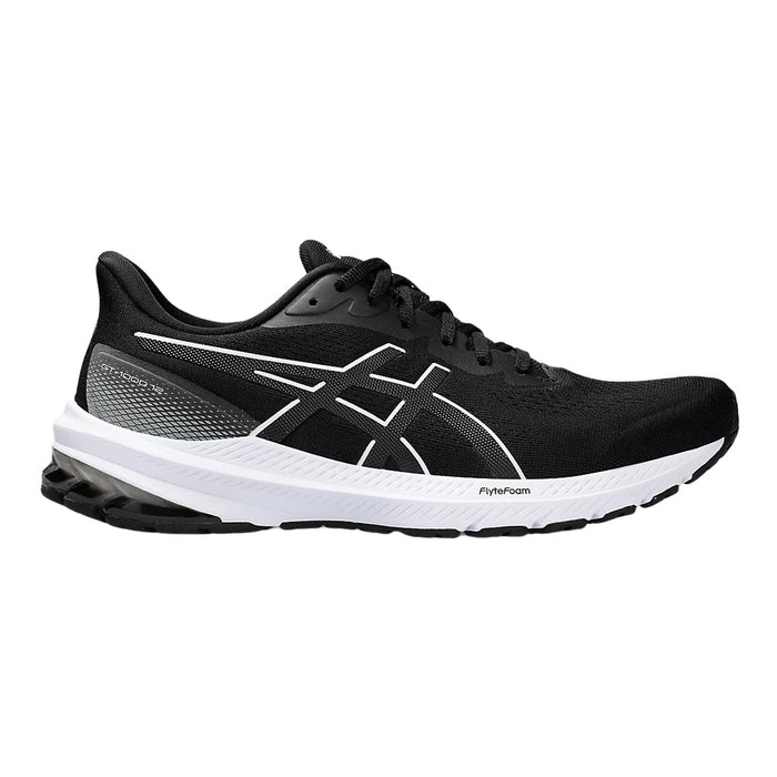 Men's Asics GT-1000 12, Black/White, 14 D Medium