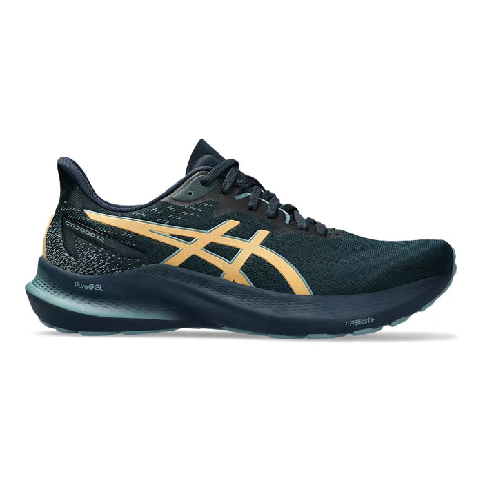 Men's Asics GT-2000 12, French Blue/Pure Gold, 10 D Medium