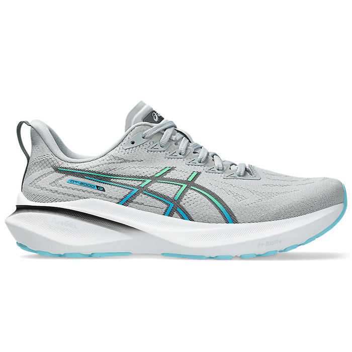 Men's Asics GT-2000 13, Piedmont Grey/Black, 9.5 D Medium