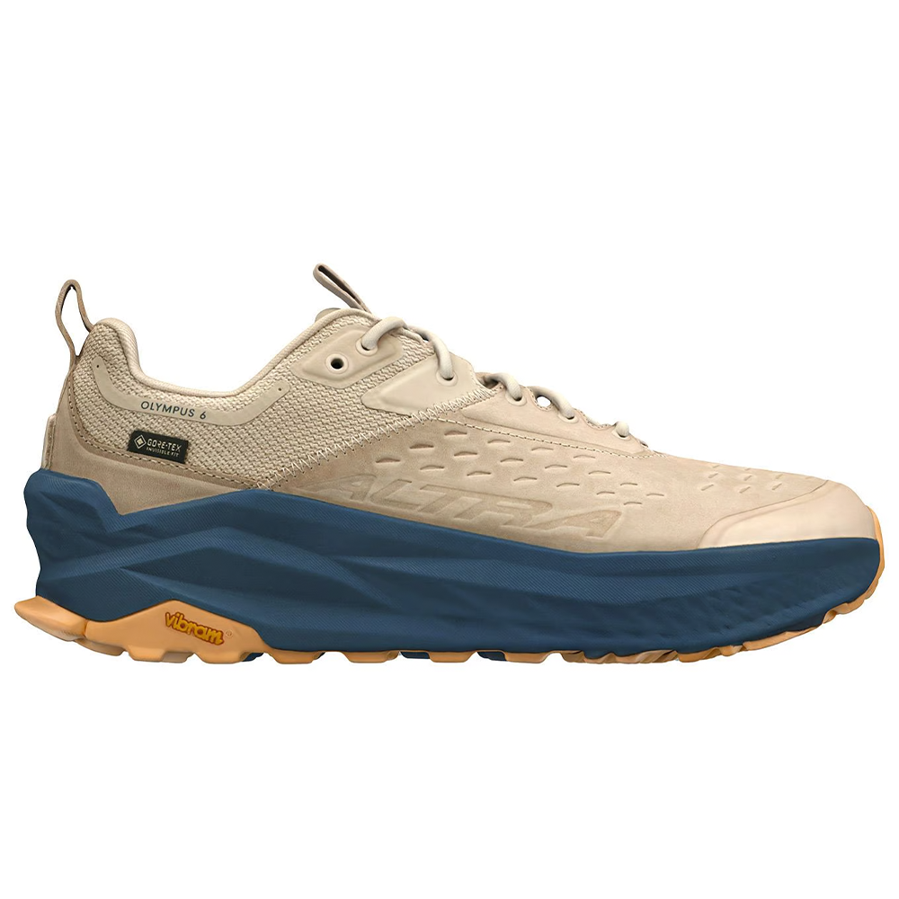 Men's Altra Olympus 6 Hike Low GTX, Sand, 13 D Medium