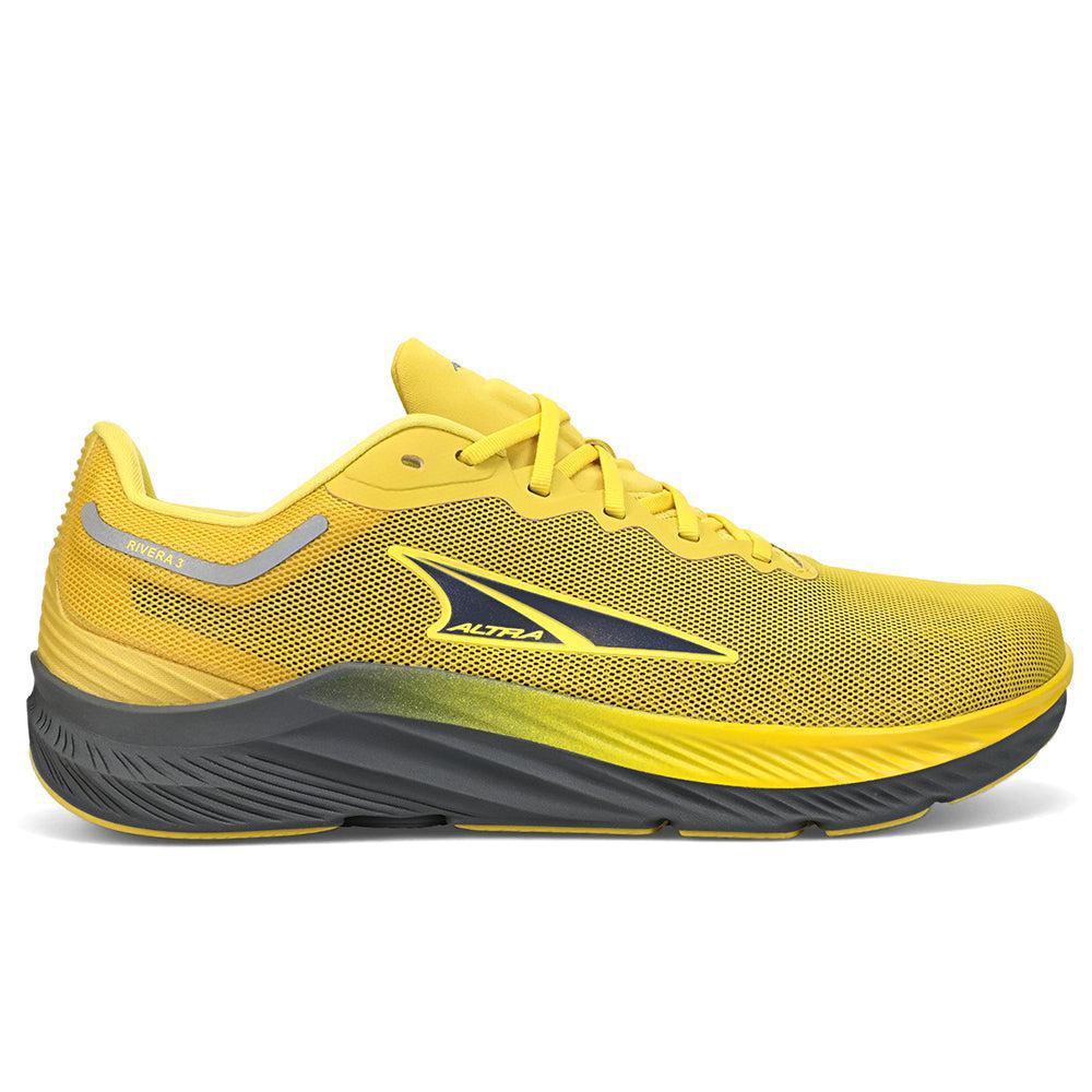 Men's Altra Rivera 3, Gray/Yellow, 10.5 D Medium