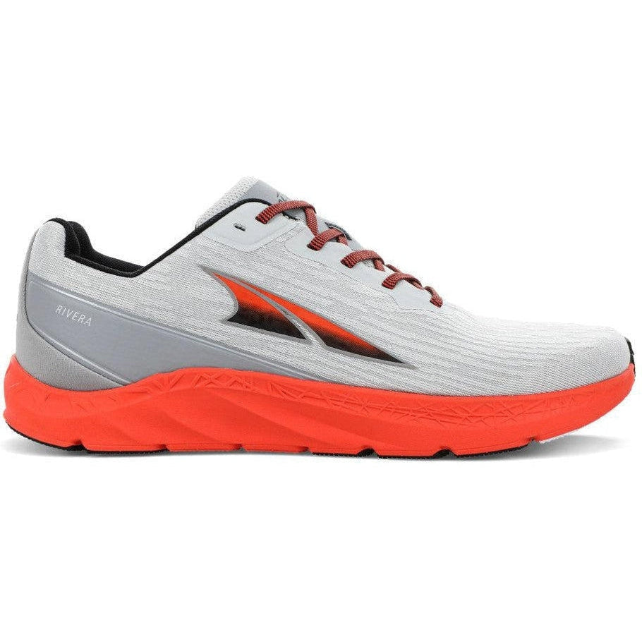 Men's Altra Rivera, Gray/Orange, 10 D Medium — RELAY