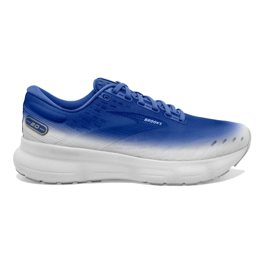 Men's Brooks Glycerin 20, Blue/Lilac/White, 10 D Medium