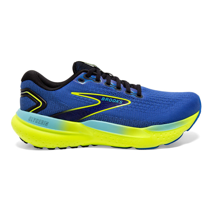 Men's Brooks Glycerin 21, Blue/Nightlife/Black, 9.5 D Medium