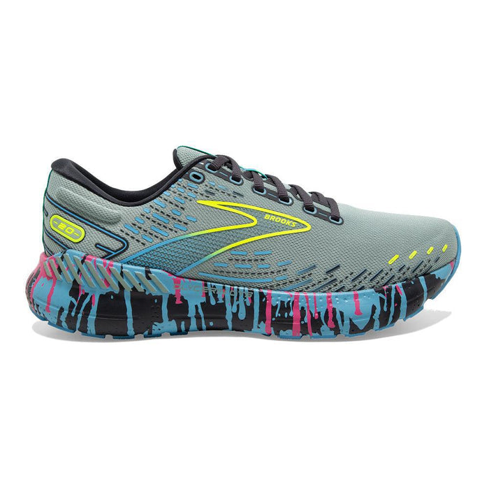 Women's Brooks Glycerin GTS 20, Jadeite/Alaskan Blue/Ebony, 8 B Medium
