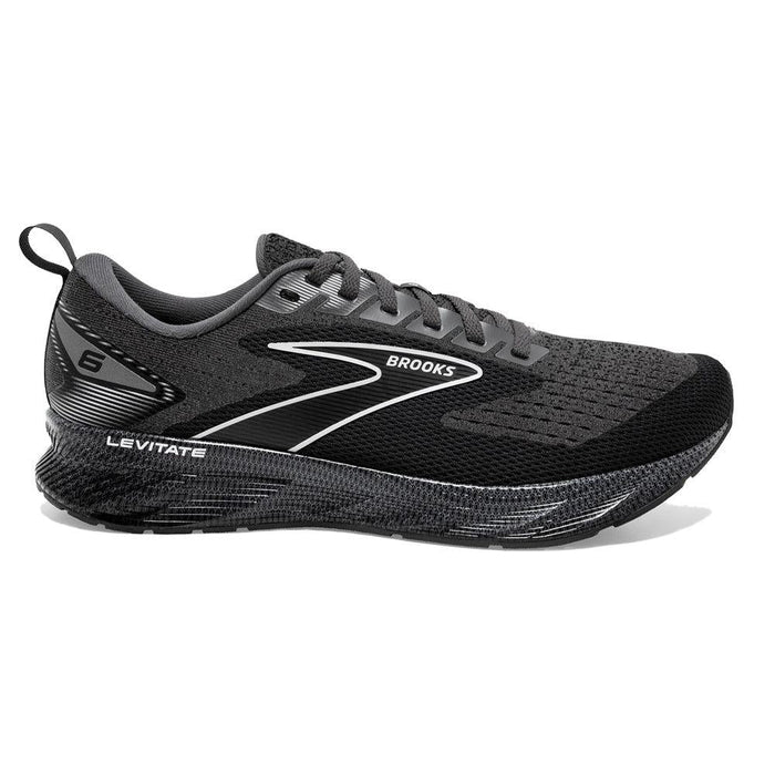 Men's Brooks Levitate 6, Blackened Pearl/Ebony/White, 8.5 D Medium