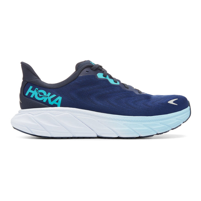 Men's Hoka One One Arahi 6, Outer Space/Bellwether Blue, 12 2E Wide