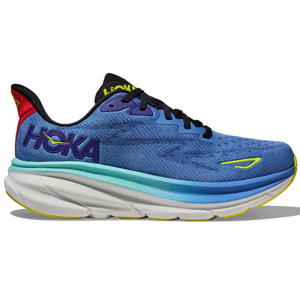 Men's Hoka Clifton 9, Virtual Blue/Cerise, 11 D Medium