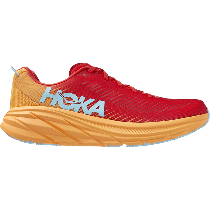 Men's Hoka One One Rincon 3, Fiesta/Amber Yellow, 12.5 D Medium