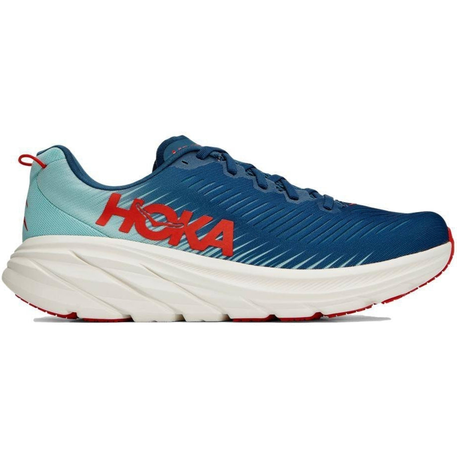 Men's Hoka Rincon 3, Real Teal/Eggshell Blue, 12.5 D Medium
