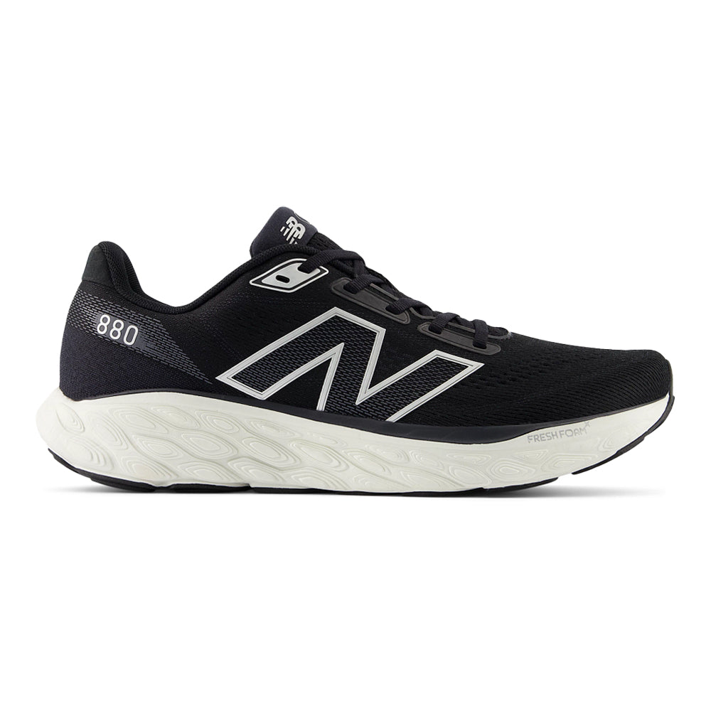 Men's New Balance Fresh Foam X 880v14, Black/Sea Salt, 8 D Medium
