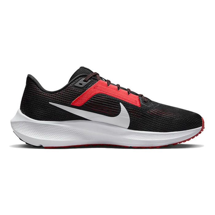 Men's Nike Pegasus 40, Black/White-Lt Crimson, 10.5 D Medium
