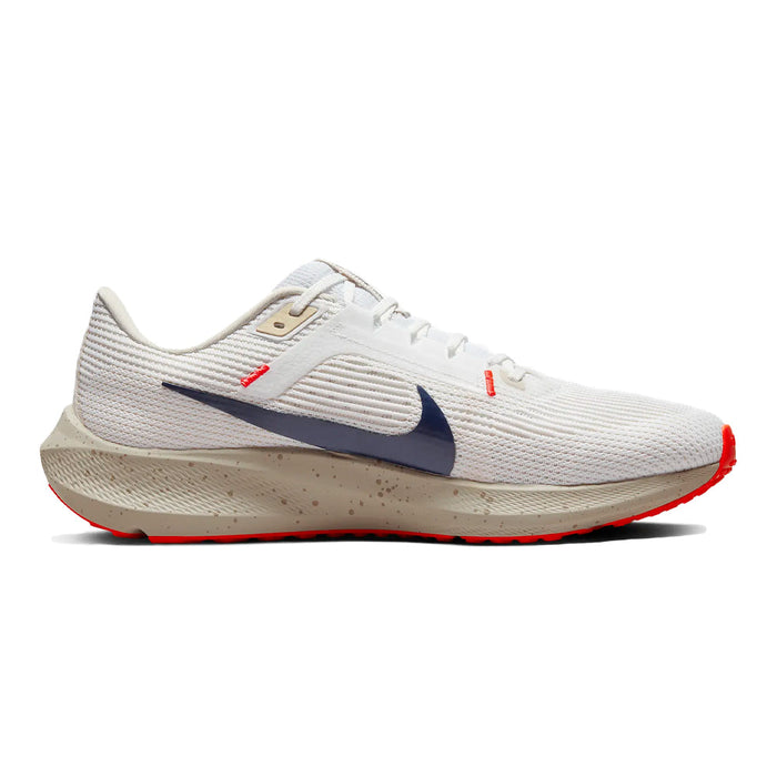 Men's Nike Pegasus 40, White/Obsidian-Lt Orewood Brn-Phantom, 14 D Medium