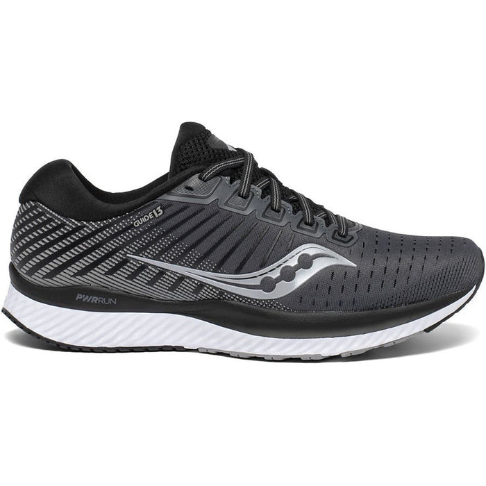 Men's Saucony Guide 13, Black/White, 11.5 D Medium