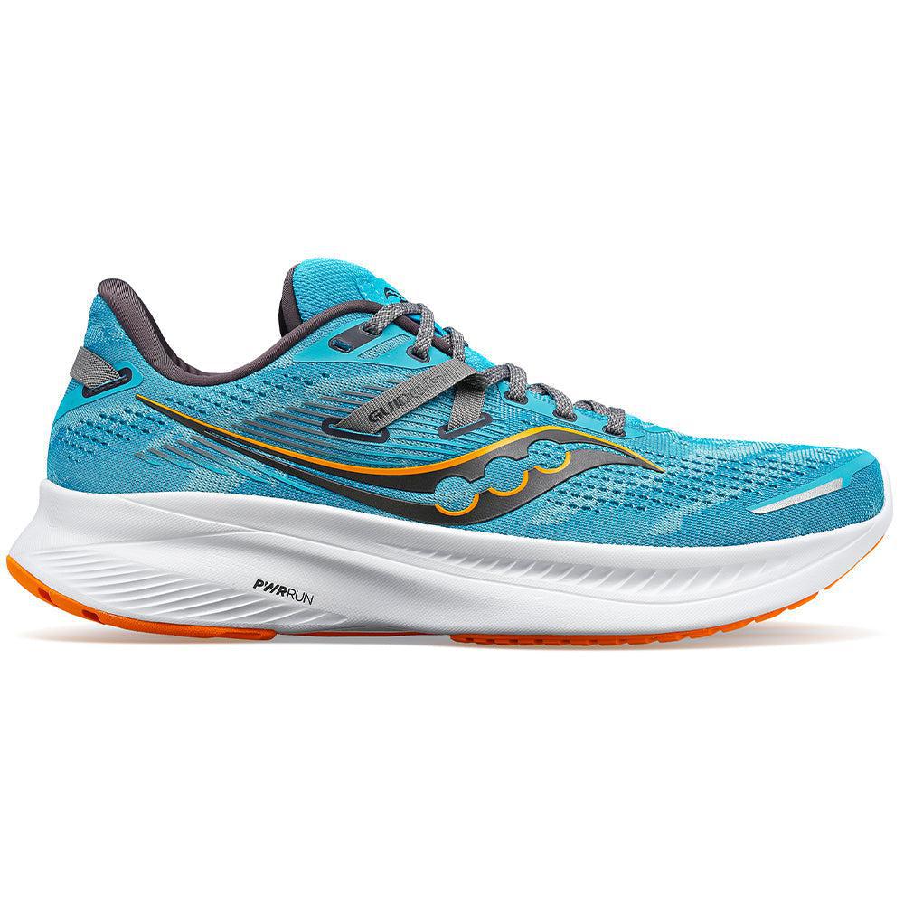 Men's Saucony Guide 16, Agave/Marigold, 12 2E Wide