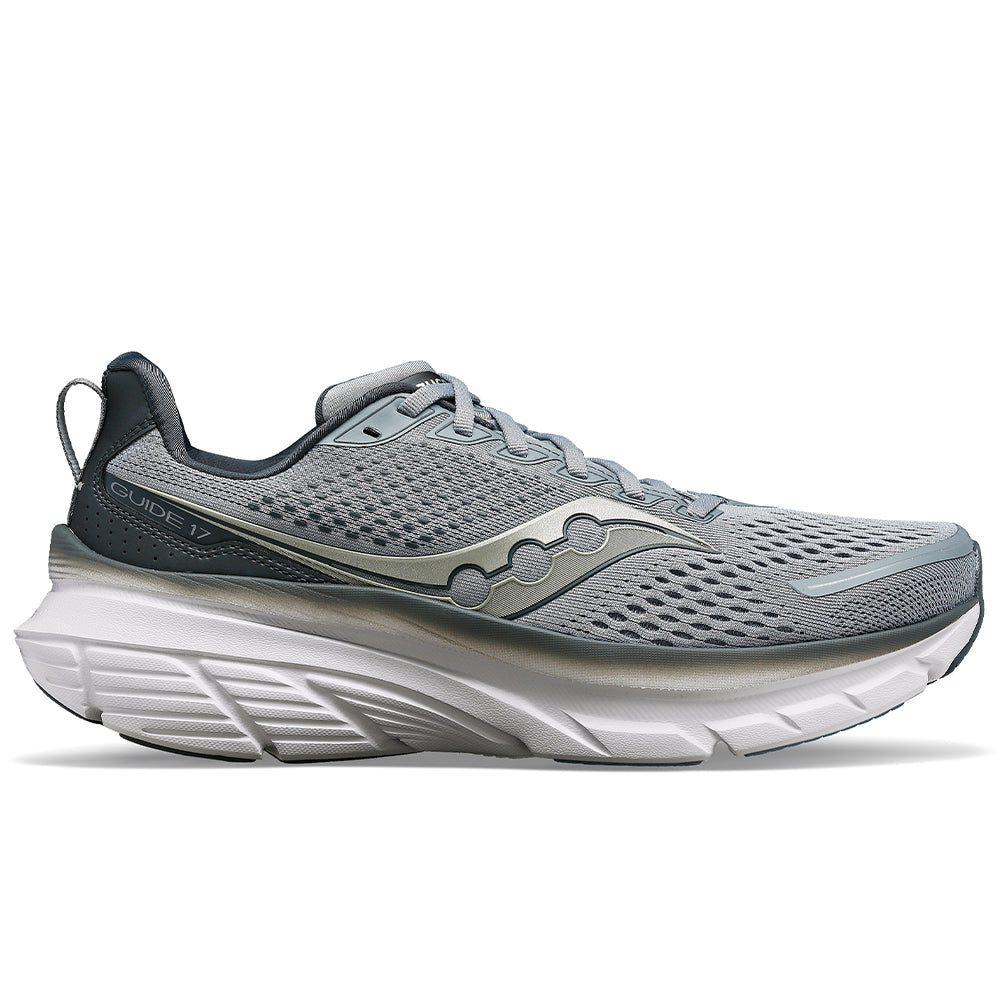 Men's Saucony Guide 17, Flint/Shadow, 10.5 D Medium