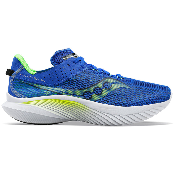 Men's Saucony Kinvara 14, Superblue/Slime, 11.5 D Medium