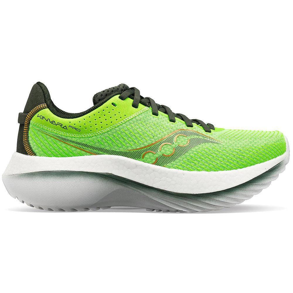 Men's Saucony Kinvara Pro, Slime/Umbra, 9 D Medium
