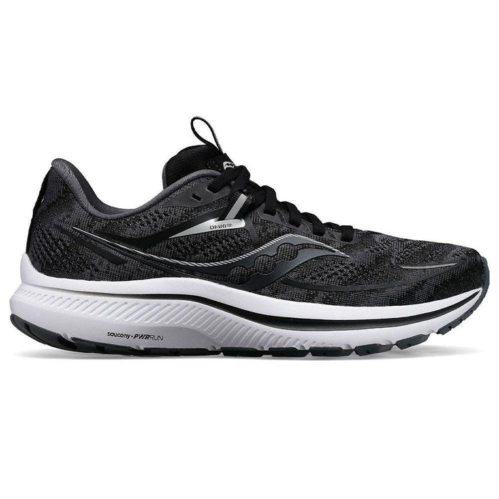 Men's Saucony Omni 21, Black/White, 9 D Medium