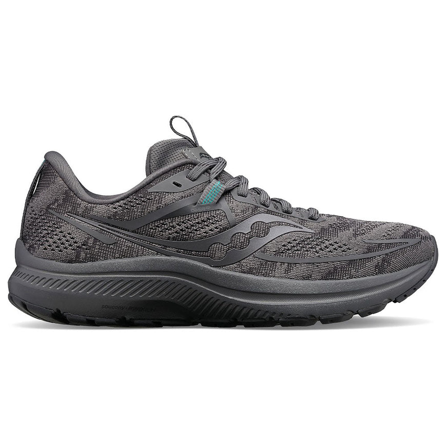 Men's Saucony Omni 21, Asphalt, 7 D Medium