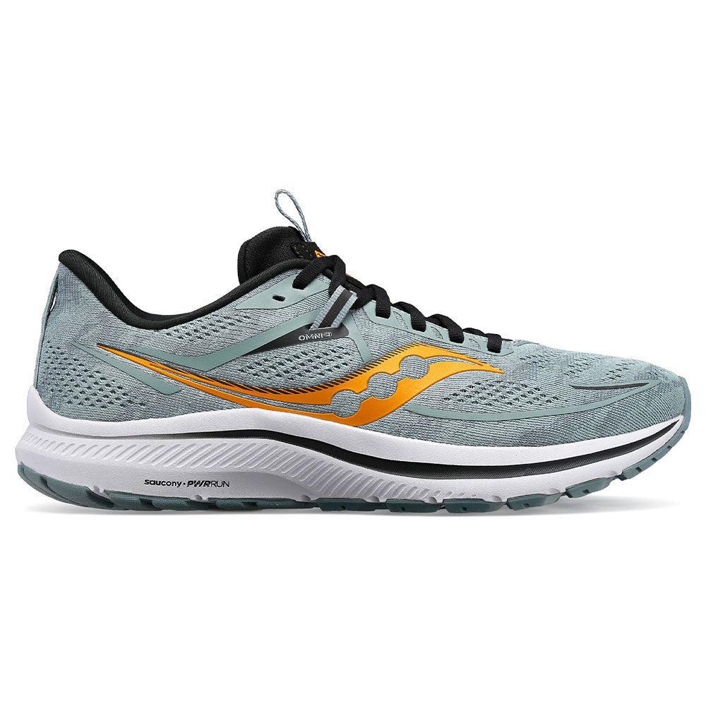 Men's Saucony Omni 21, Slate/Black, 9 D Medium