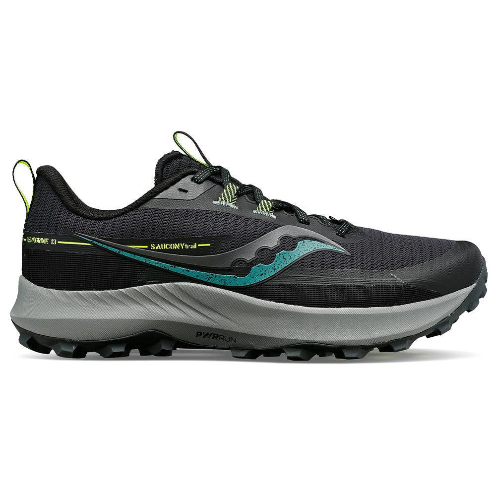 Men's Saucony Peregrine 13, Wood/Fossil, 12.5 D Medium