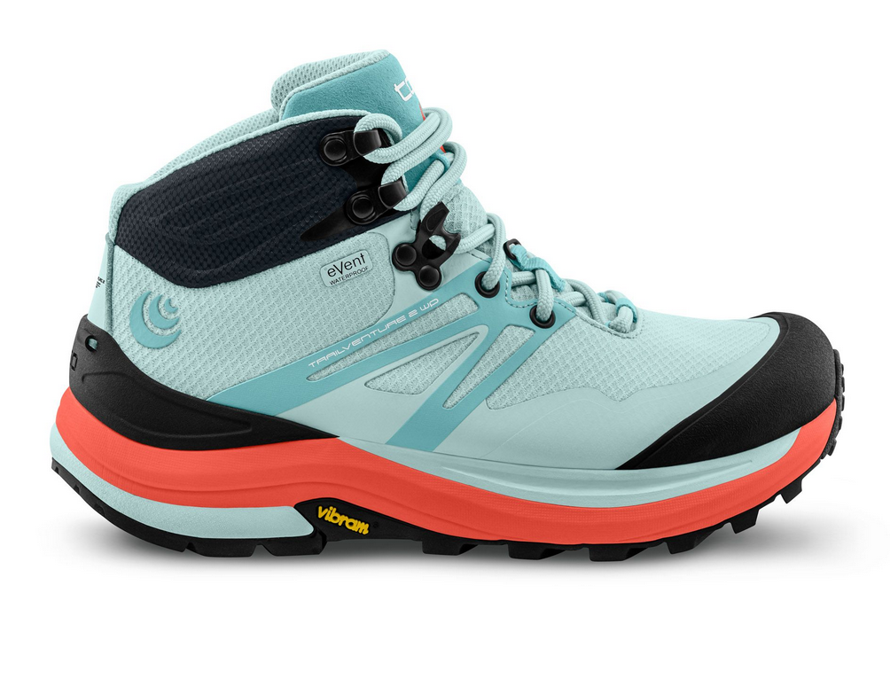 Women's Topo Trailventure 2 WP, Ice/Coral, 11 B Medium