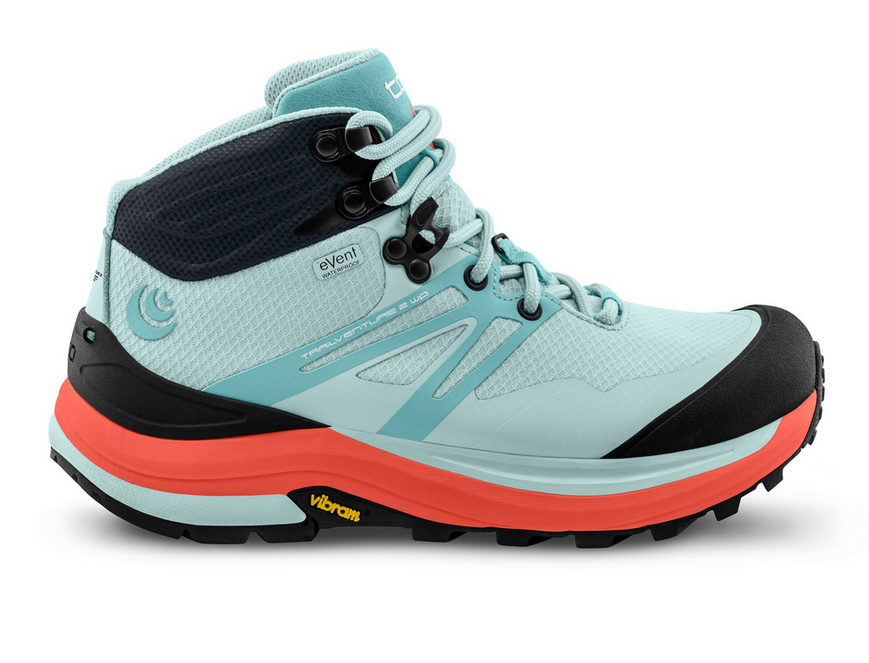 Women's Topo Athletic Trailventure 2 WP, Ice/Coral, 6 B Medium