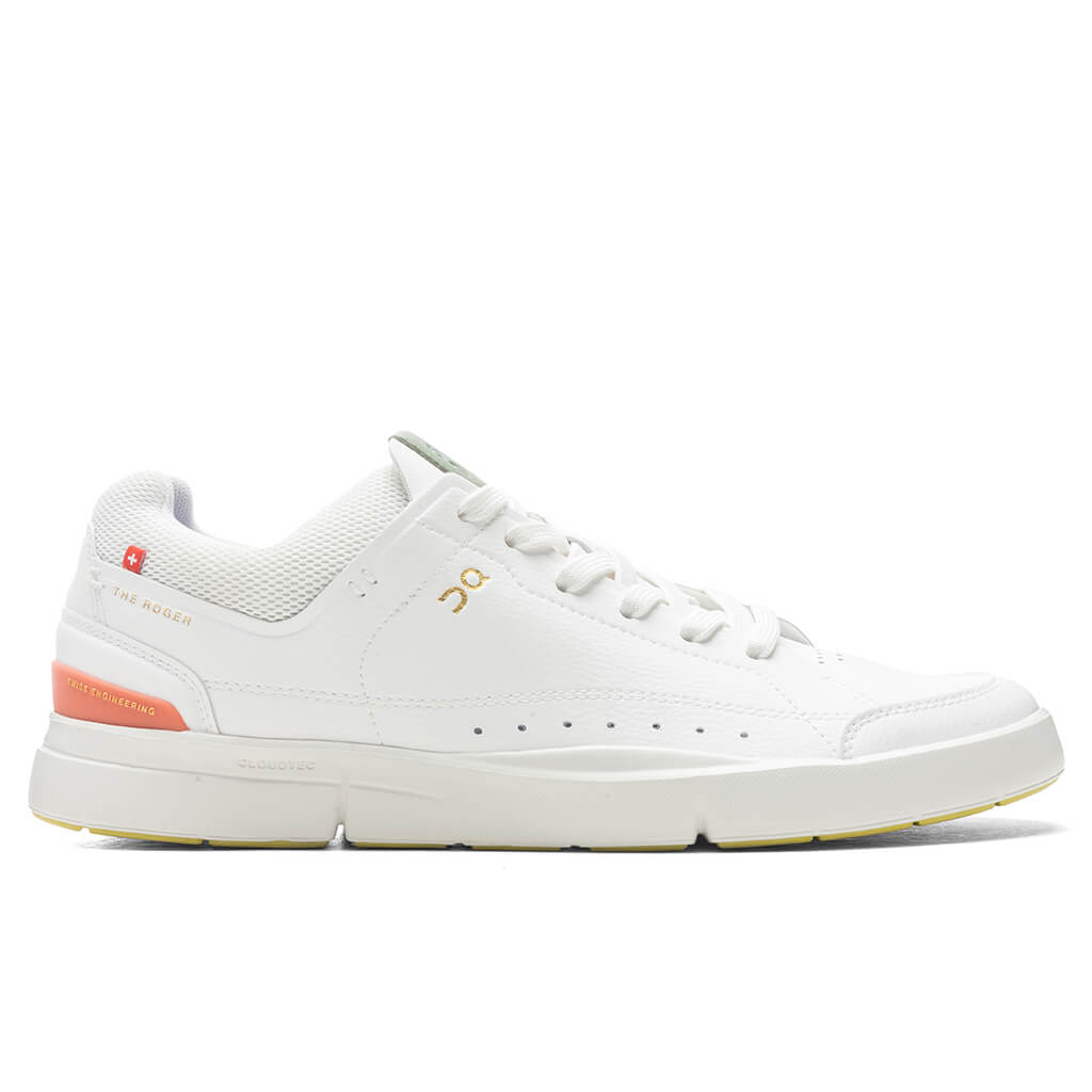 Men's On The Roger Centre Court, White/Coral, 8 D Medium