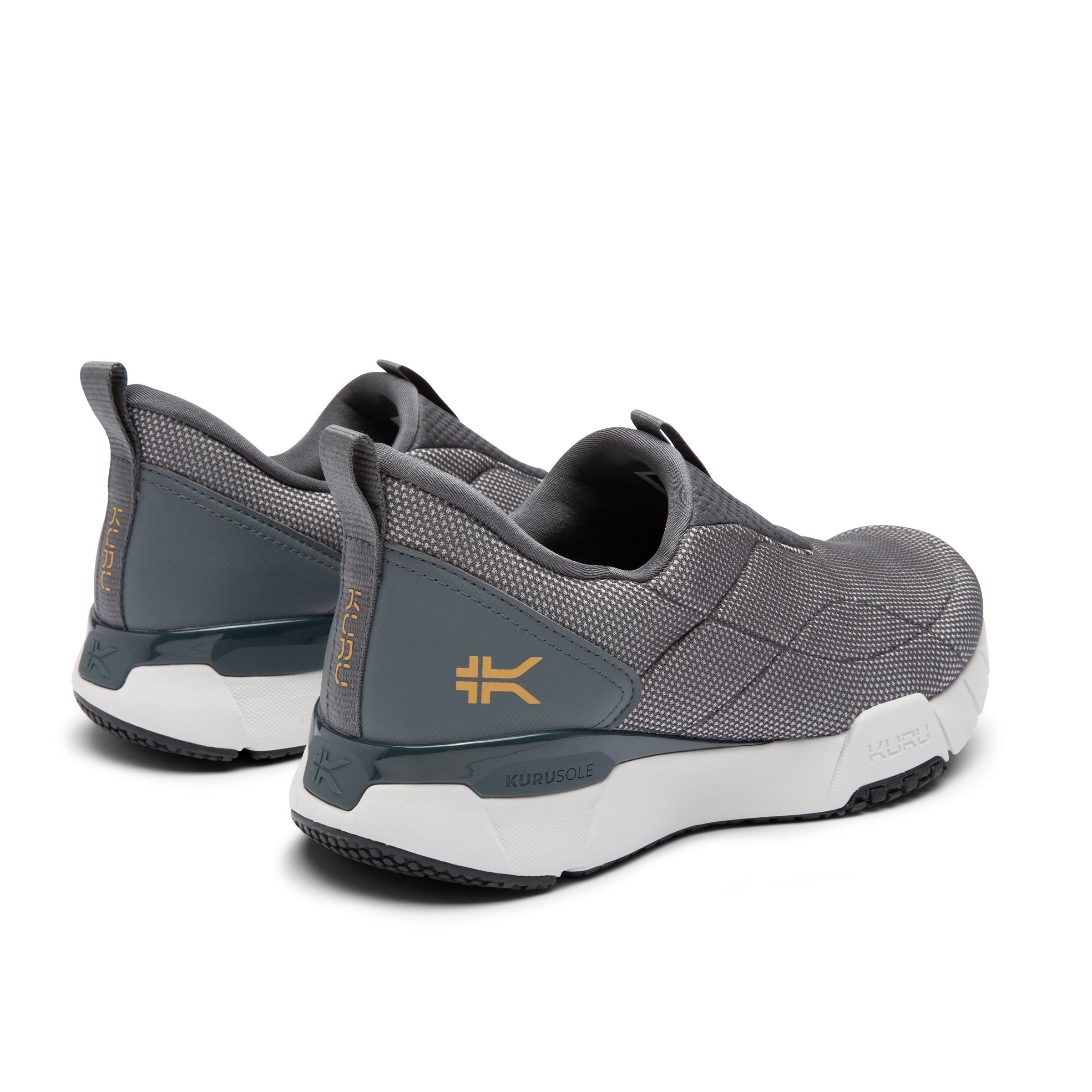 Men's KURU QUANTUM 2 Slip-On, Lead Gray/Dove