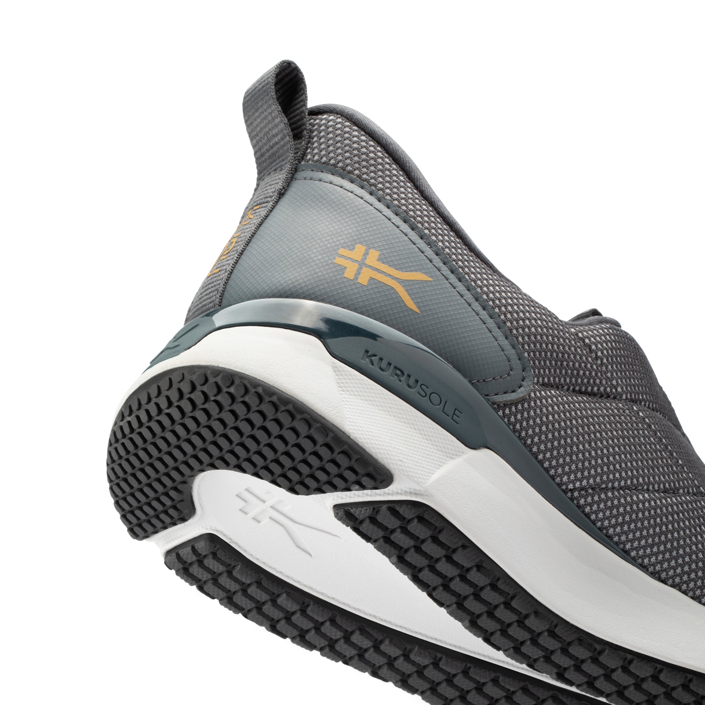 Men's KURU QUANTUM 2 Slip-On, Lead Gray/Dove