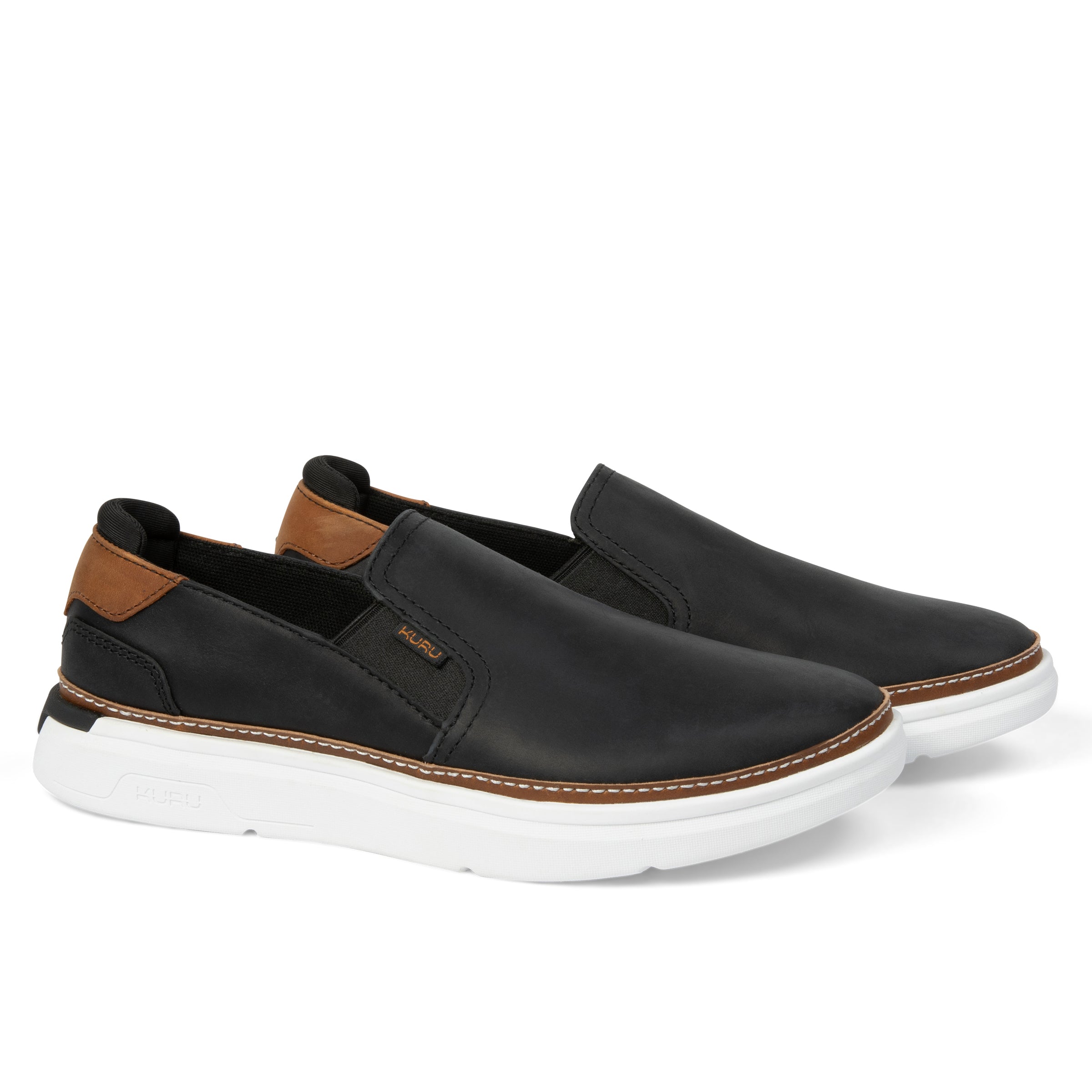Women's KURU ROAM 2 Atla, Jet Black/Cognac