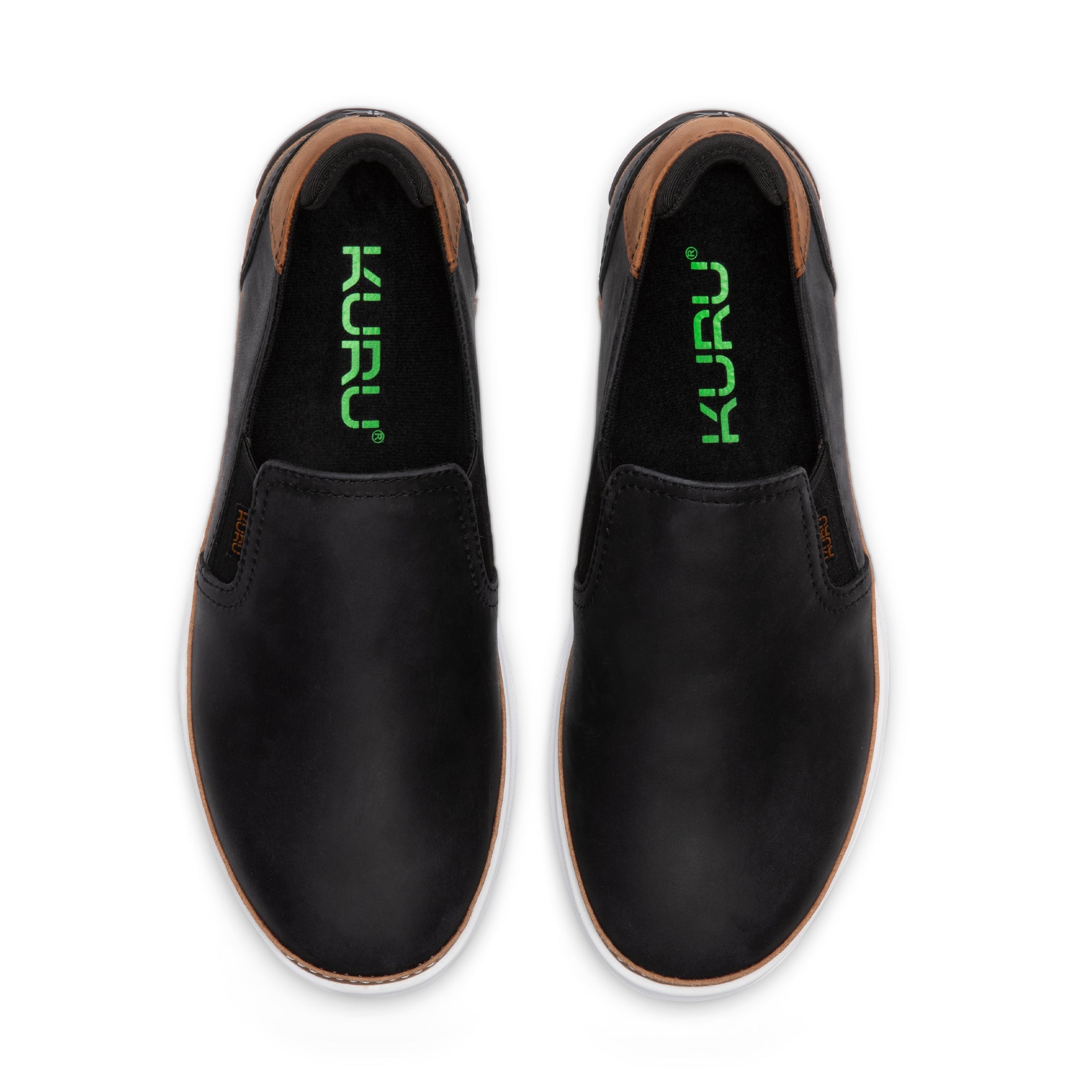 Women's KURU ROAM 2 Atla, Jet Black/Cognac