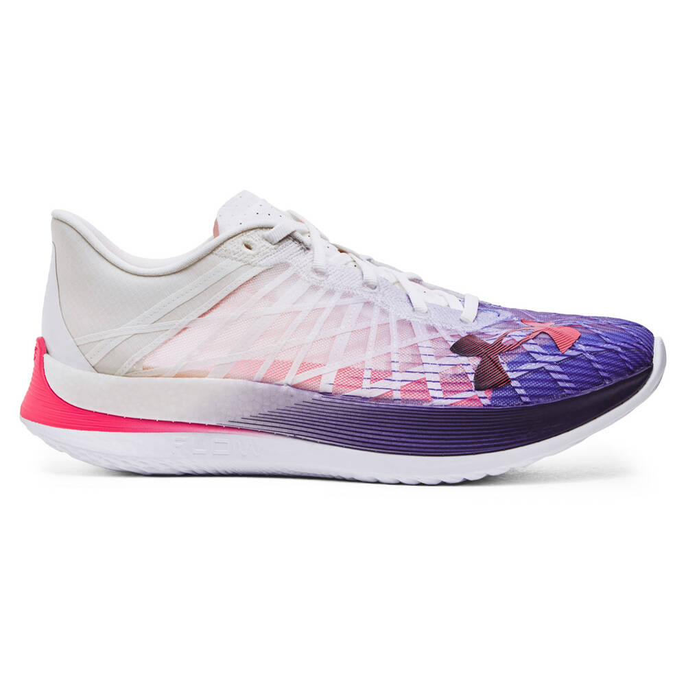 Women's Under Armour Velociti Elite, White/Blue, 7.5 B Medium