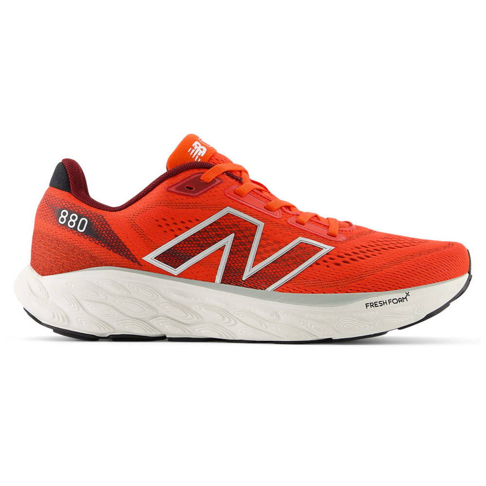 Men's New Balance Fresh Foam X 880v14, Neo Flame/Mercury Red/Sea Salt, 8 D Medium