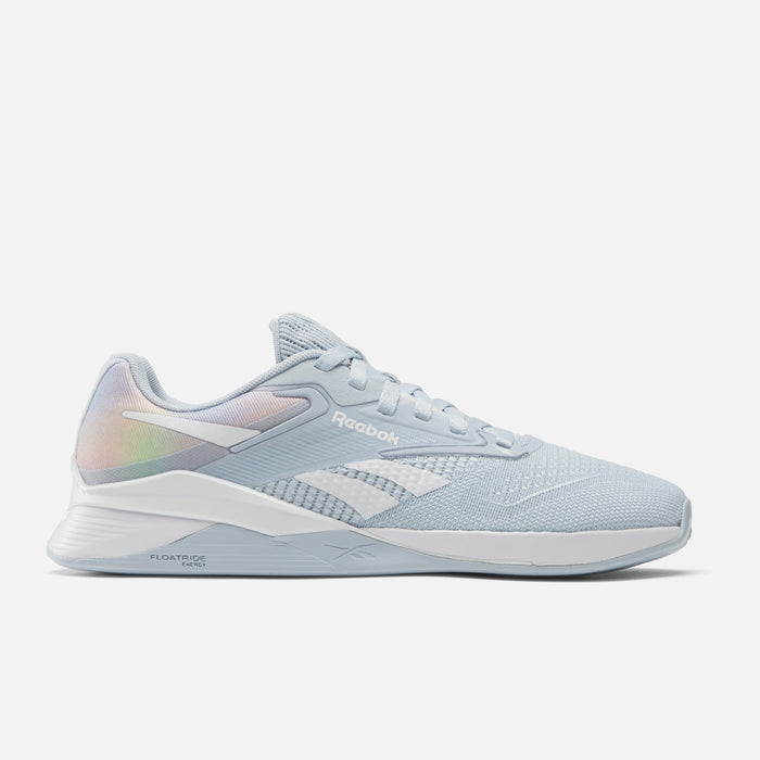 Women's Reebok Nano X4, Pale Blue/Footwear White/Pale Blue, 8 B Medium