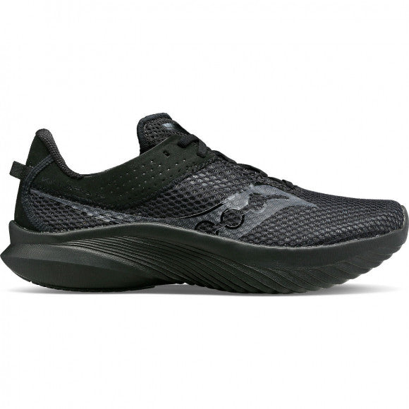 Women's Saucony Kinvara 14, Triple Black, 9 B Medium