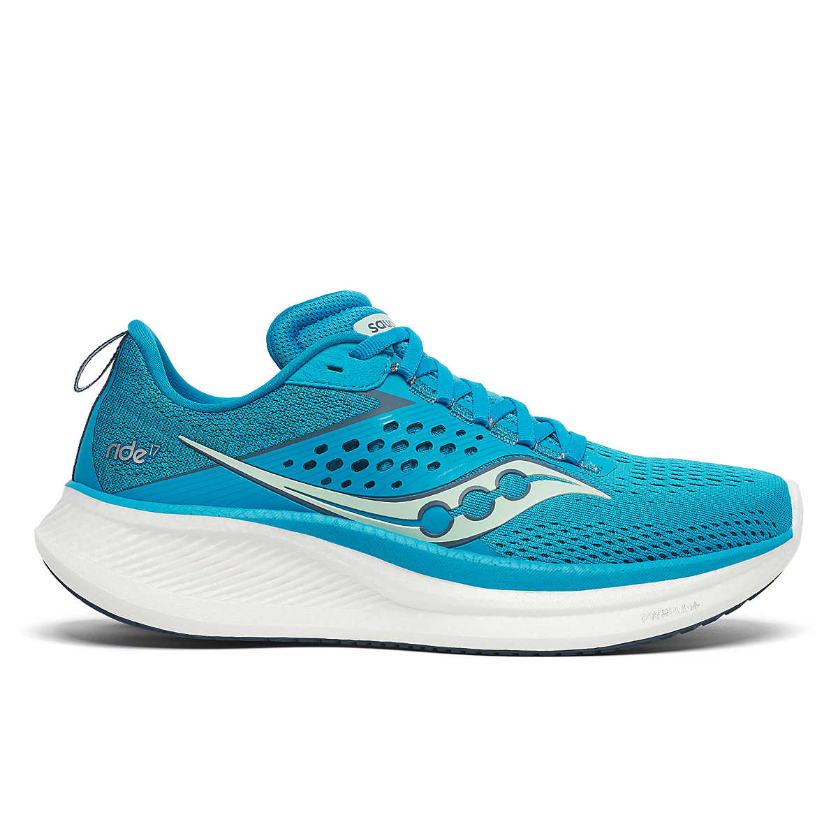 Women's Saucony Ride 17, Viziblue/Mirage, 9.5 B Medium