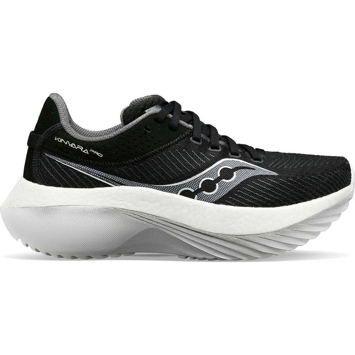 Men's Saucony Kinvara Pro, Black/White, 14 D Medium