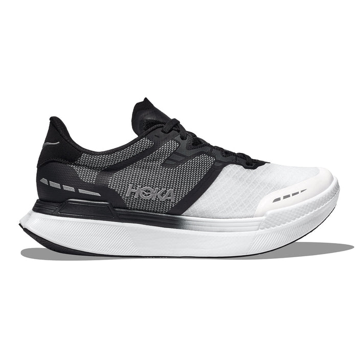 Women's Hoka One One Transport X, Black/White, 9 B Medium — RELAY