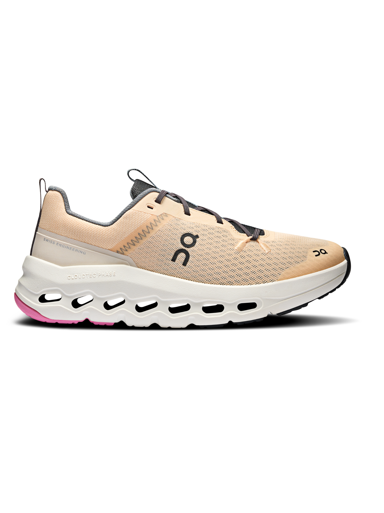 Side view on white background of Youth On  shoe in Blonde/Ivory, Medium (Regular) width