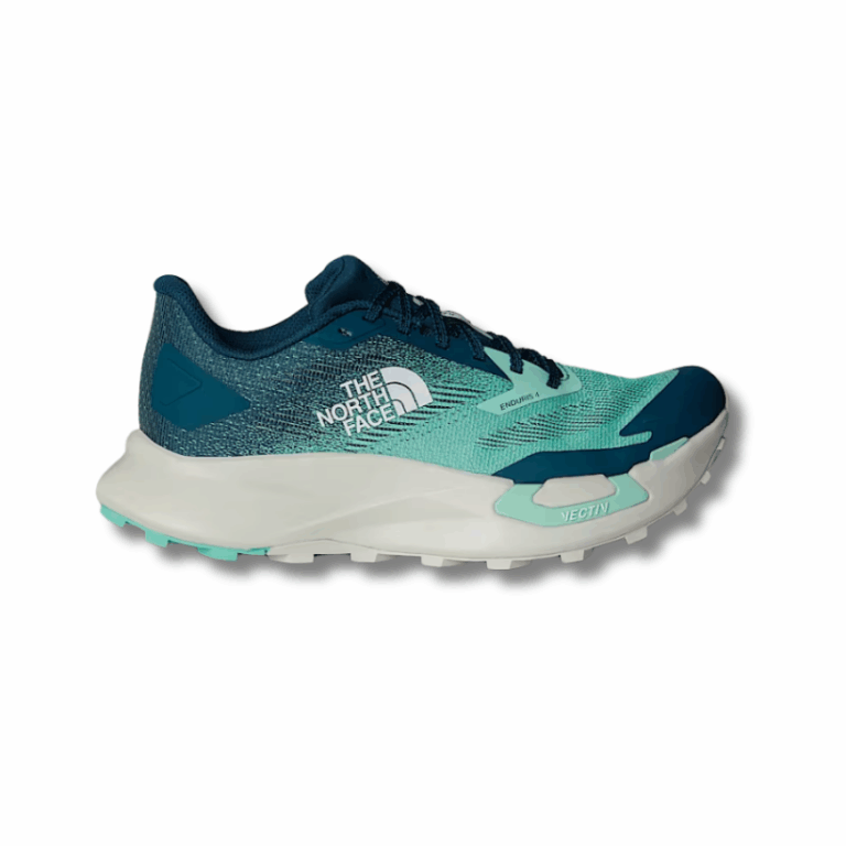 Side view on white background of Womens jordan why not zer0 3 pf white blue cd3003 103 basketball shoes Vectiv Enduris 4 running shoe in Bright Foam/Midnight Petrol, Medium (Regular) width